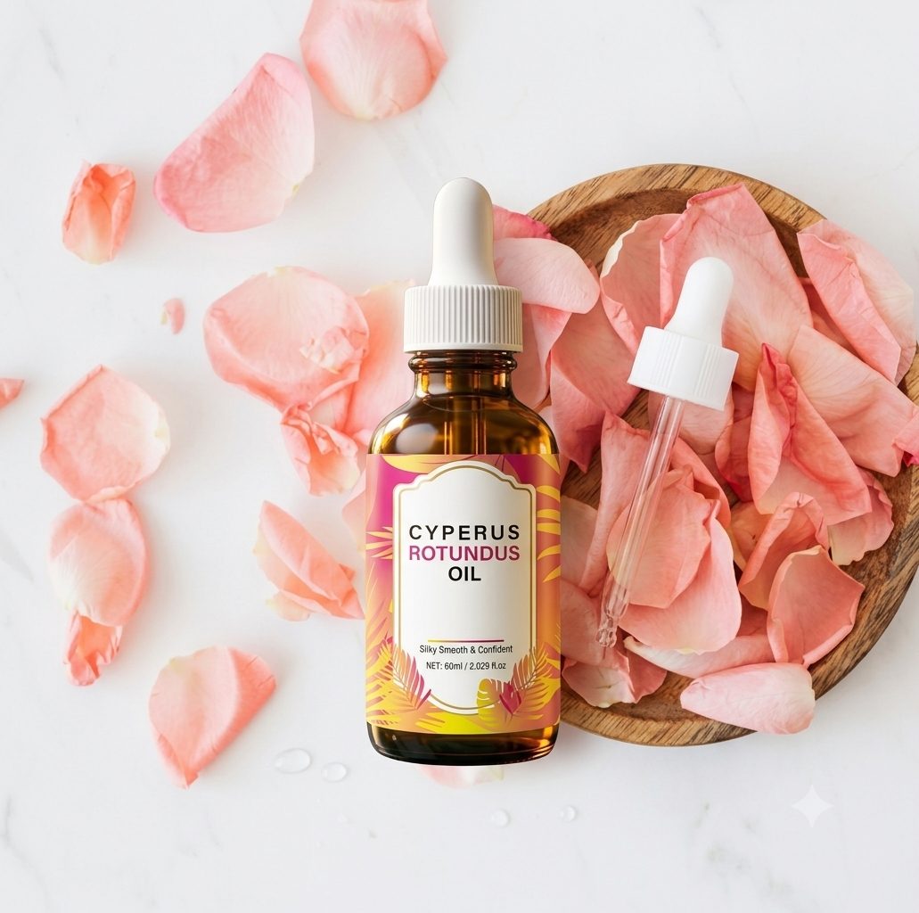 Cyperus Rotundus Oil for hair removal